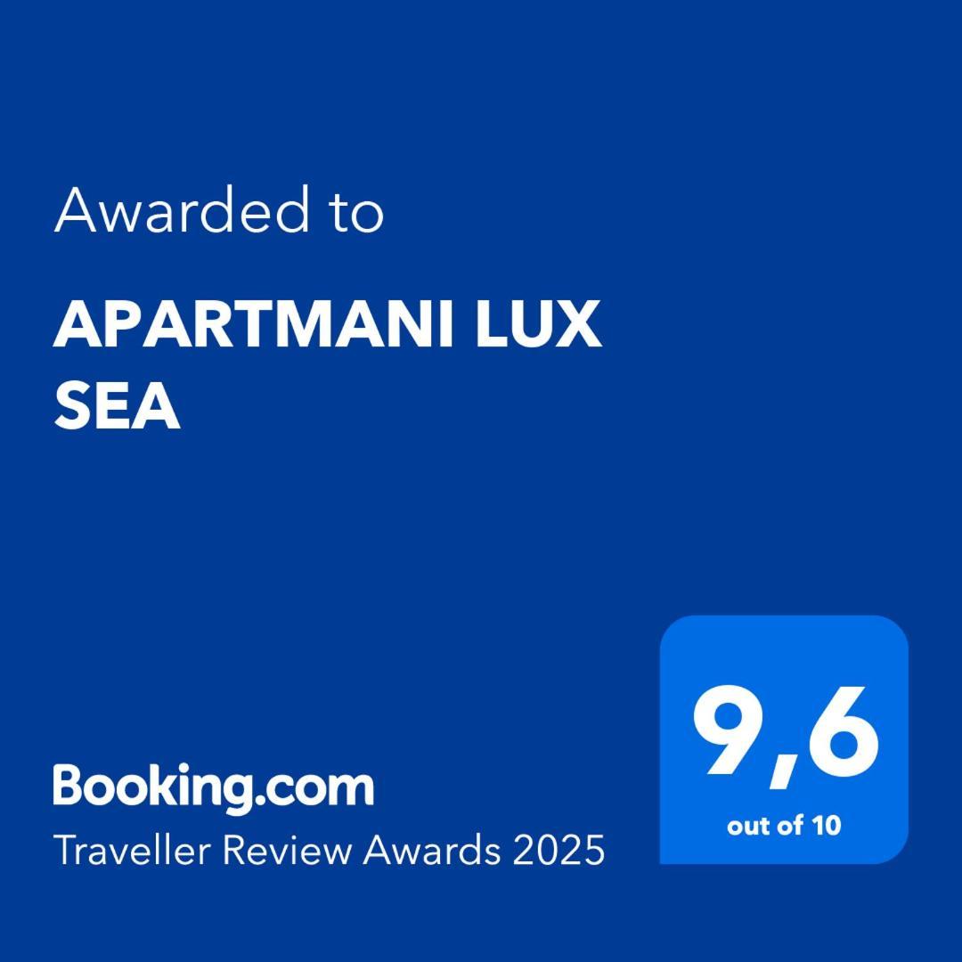 Apartmani Lux Sea Utjeha Zewnętrze zdjęcie